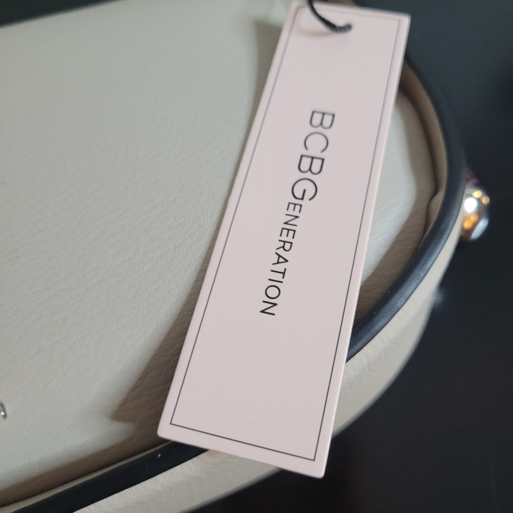 BCBGMaxAzria Shoulder Bag with Silver Accents - Picture 9 of 9